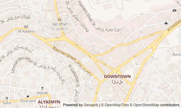 Walk map: Layers of Amman: from the citadel to Rainbow Street
