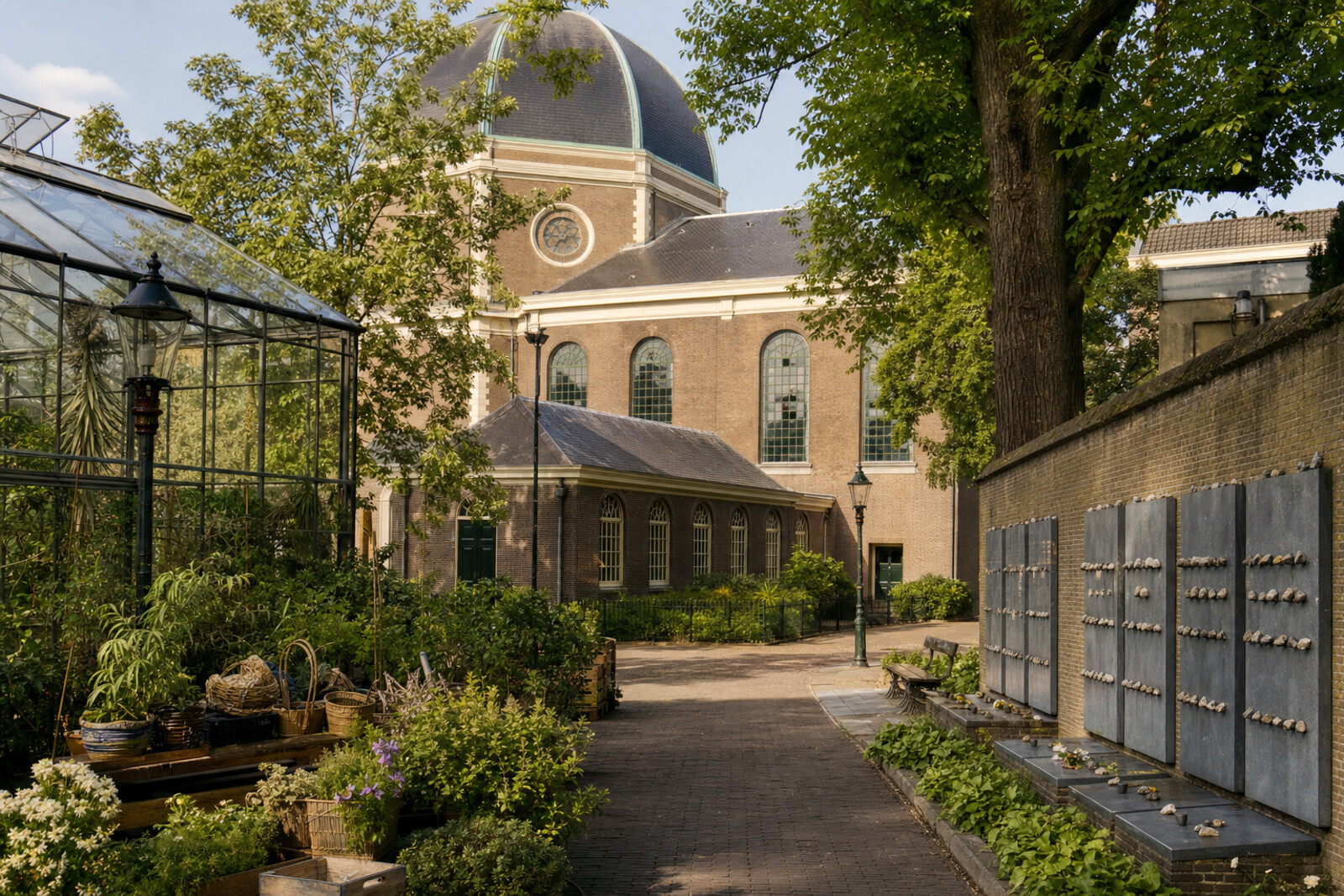 Route cover: Plantage, the Jewish Quarter, botanical garden, synagogue, and memory.