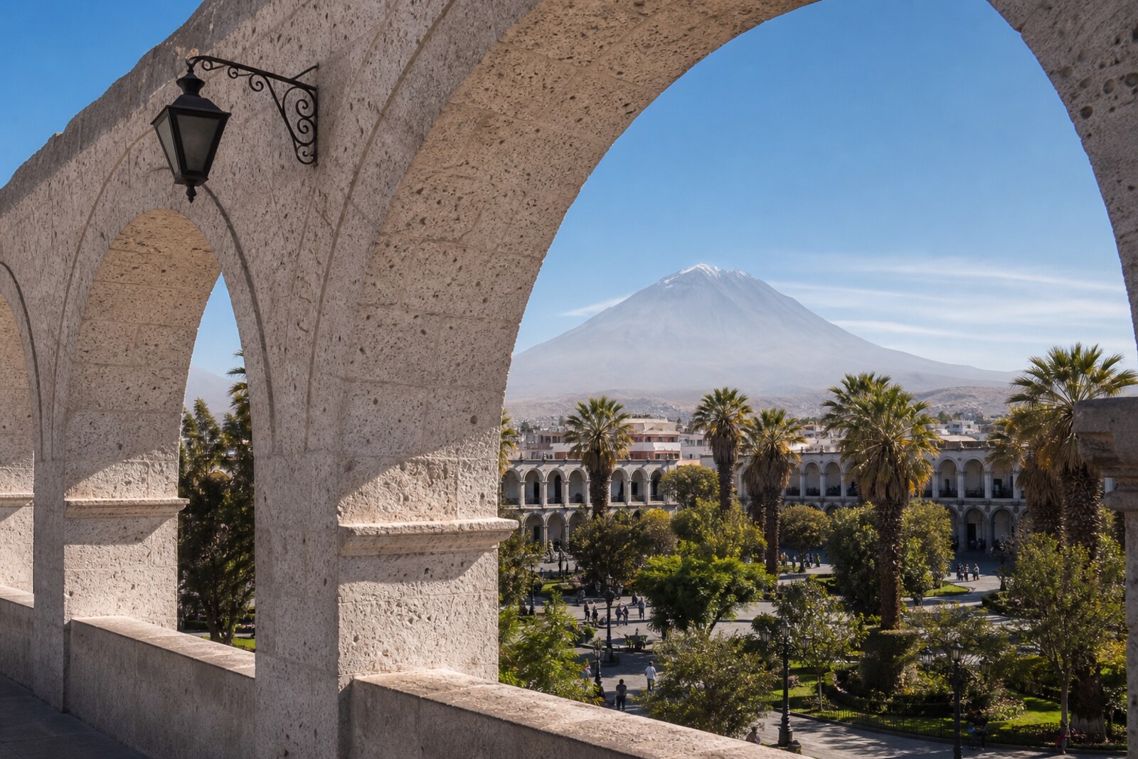 Editorial hero image generated for the city of Arequipa