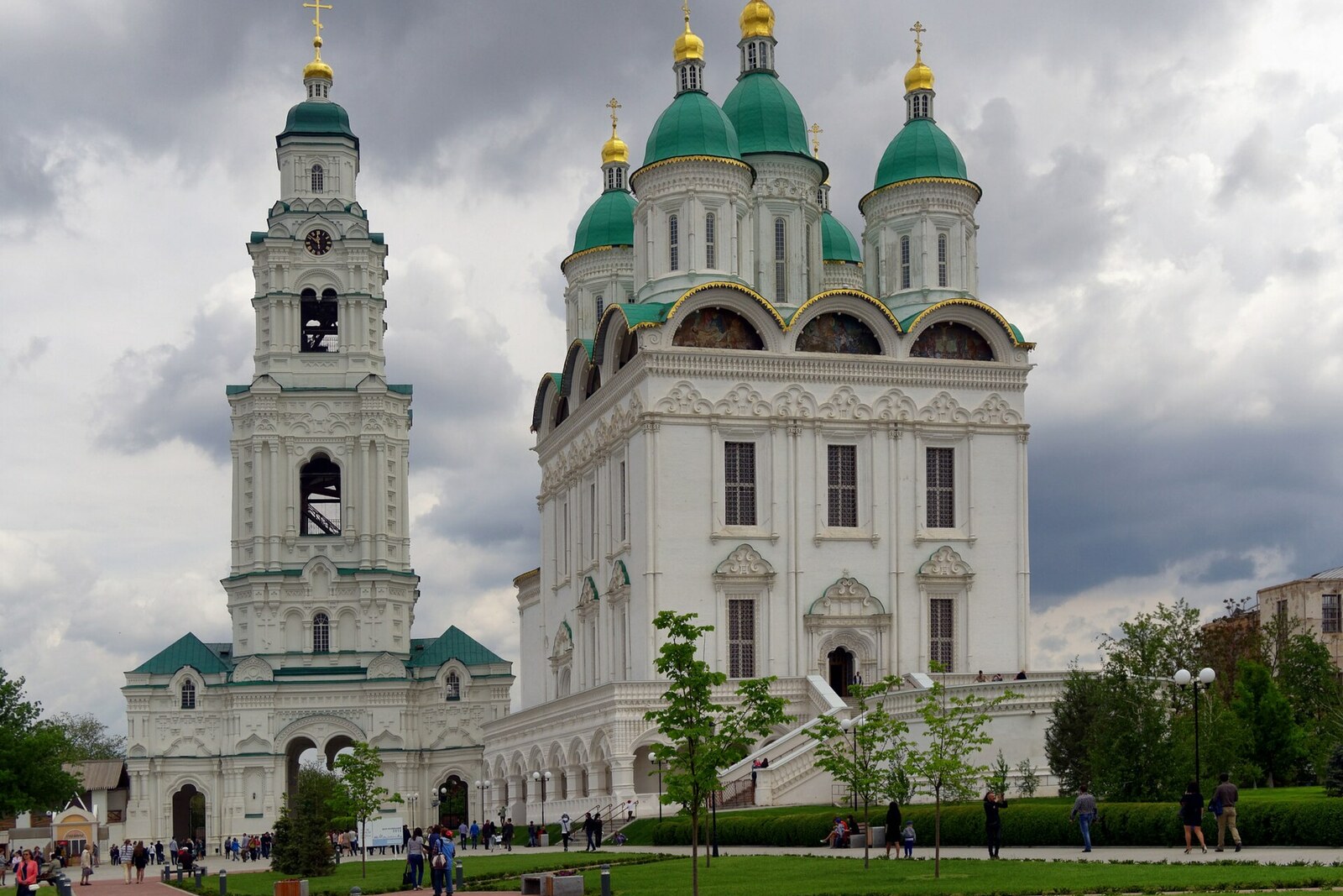 Dormition Cathedral of the Astrakhan Kremlin.