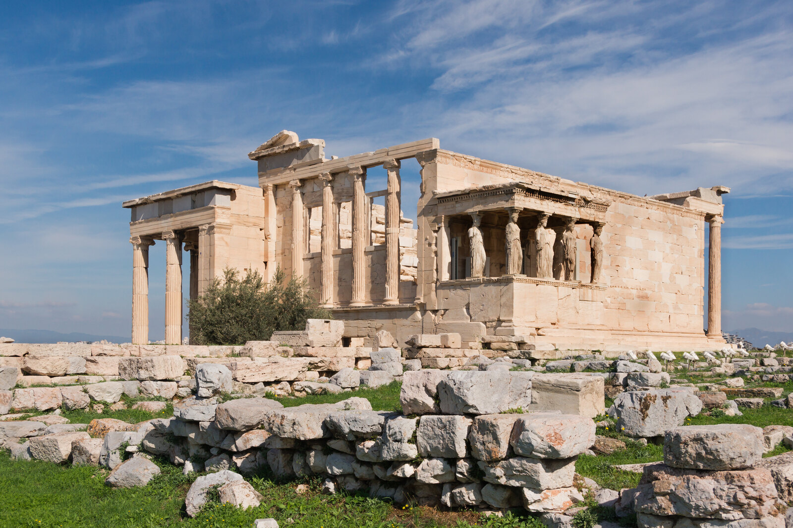 The Erechtheion and the Porch of the Caryatids on the Acropolis
