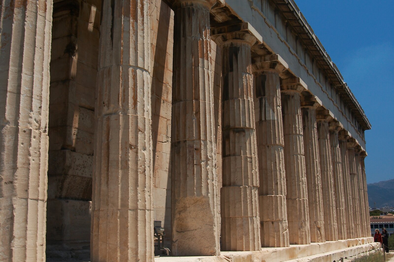 The Temple of Hephaestus on the western edge of the Ancient Agora