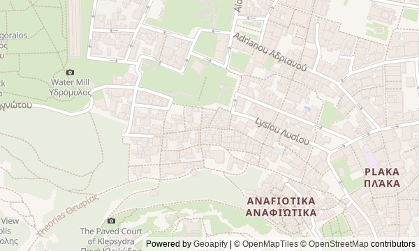 Walk map: Old Athens: Plaka, Anafiotika, and Monastiraki