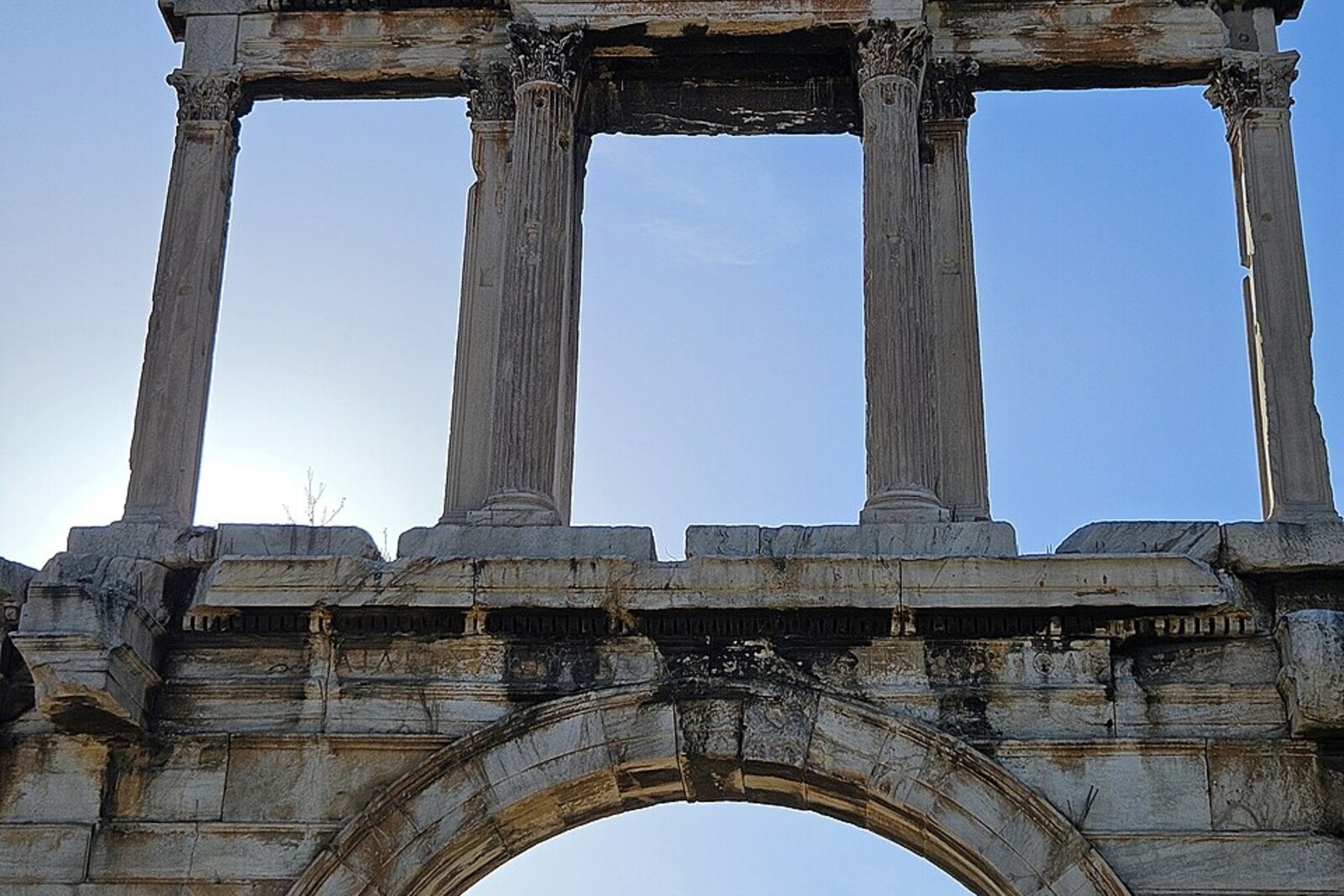 Hadrian's Arch in Athens