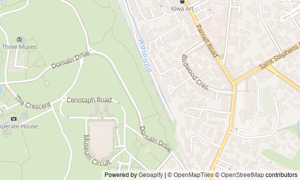 Walk map: Pukekawa and Parnell: Park, Memory, Architecture