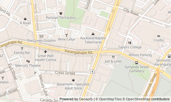 Walk map: Karangahape Road: Communities, Art, and Nightlife
