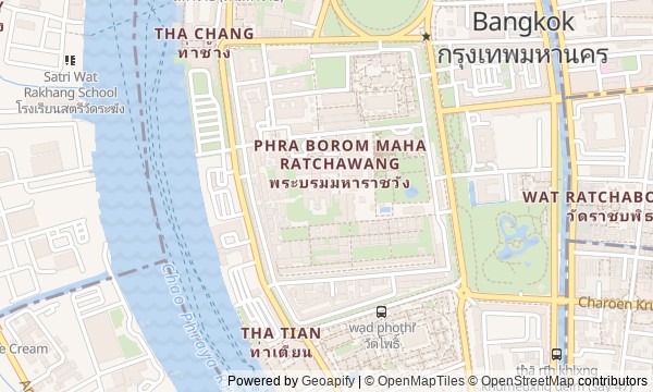 Walk map: Royal Bangkok: Rattanakosin and Thonburi