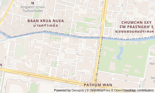 Walk map: Baan Krua and Siam: Silk, Art, Trade