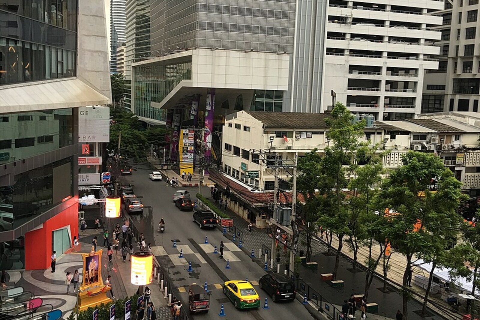 Siam Square from above