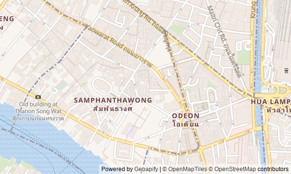 Walk map: Yaowarat Road and Talat Noi: Commercial Bangkok