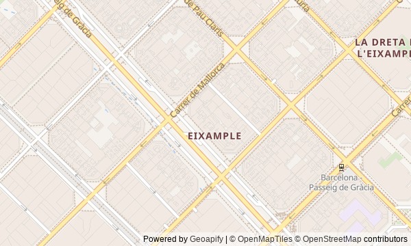 Walk map: Modernist Houses of Eixample