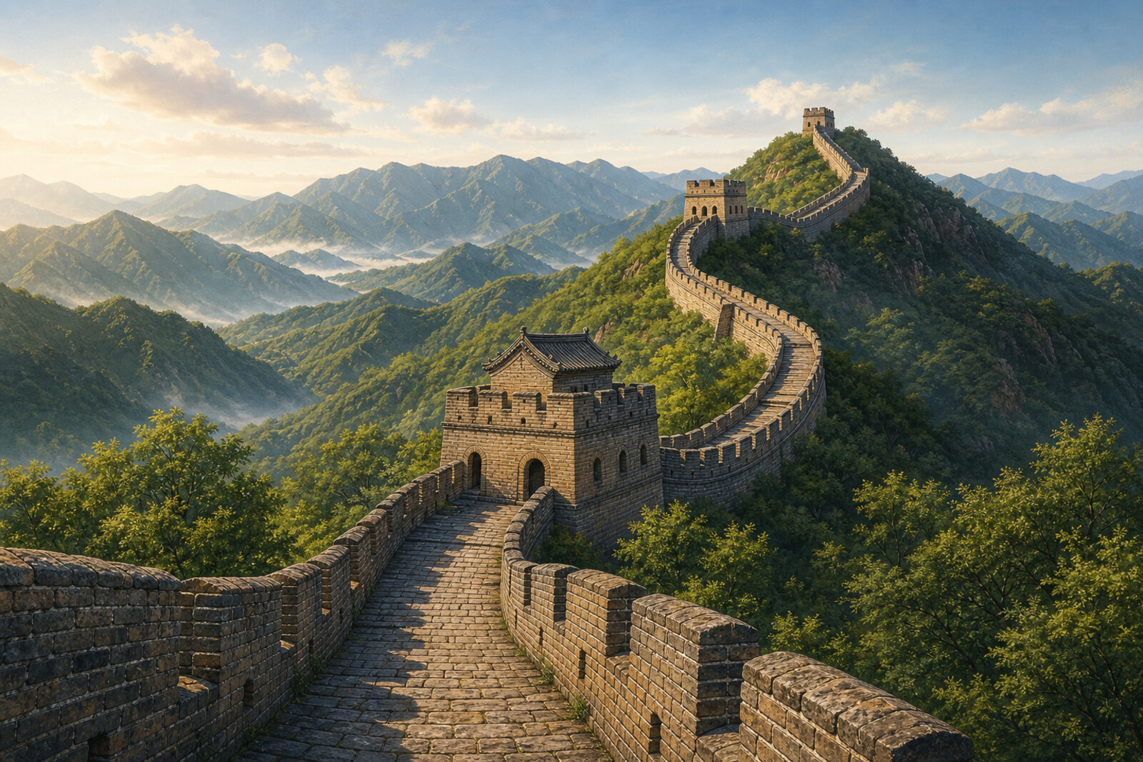 Route cover: Mutianyu: the Great Wall along the ridge line