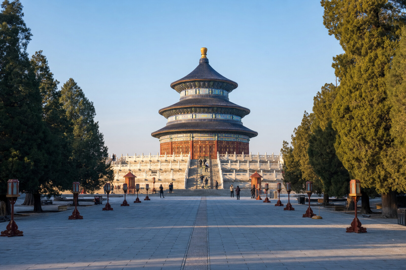 Route cover: Temple of Heaven: geometry of the sky and the morning park