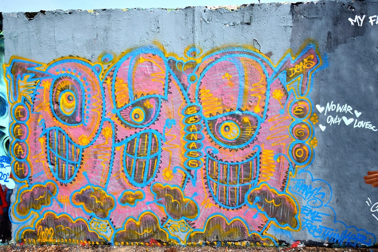 Graffiti in Mauerpark, Berlin