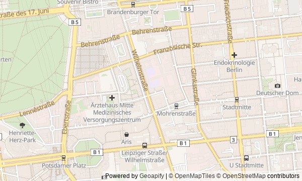 Walk map: Central Berlin: Power, Memory and the Border