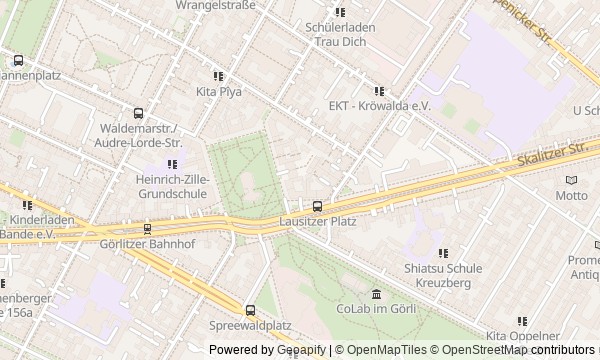 Walk map: From the Berlin Wall to the Landwehr Canal