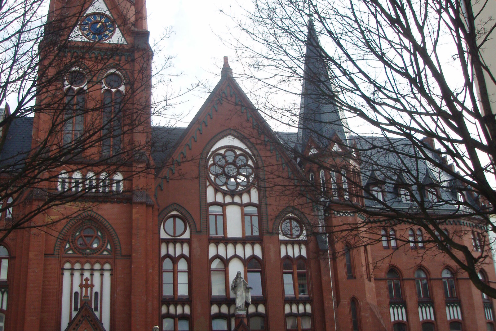 Brick Tabor Church, viewed from the street