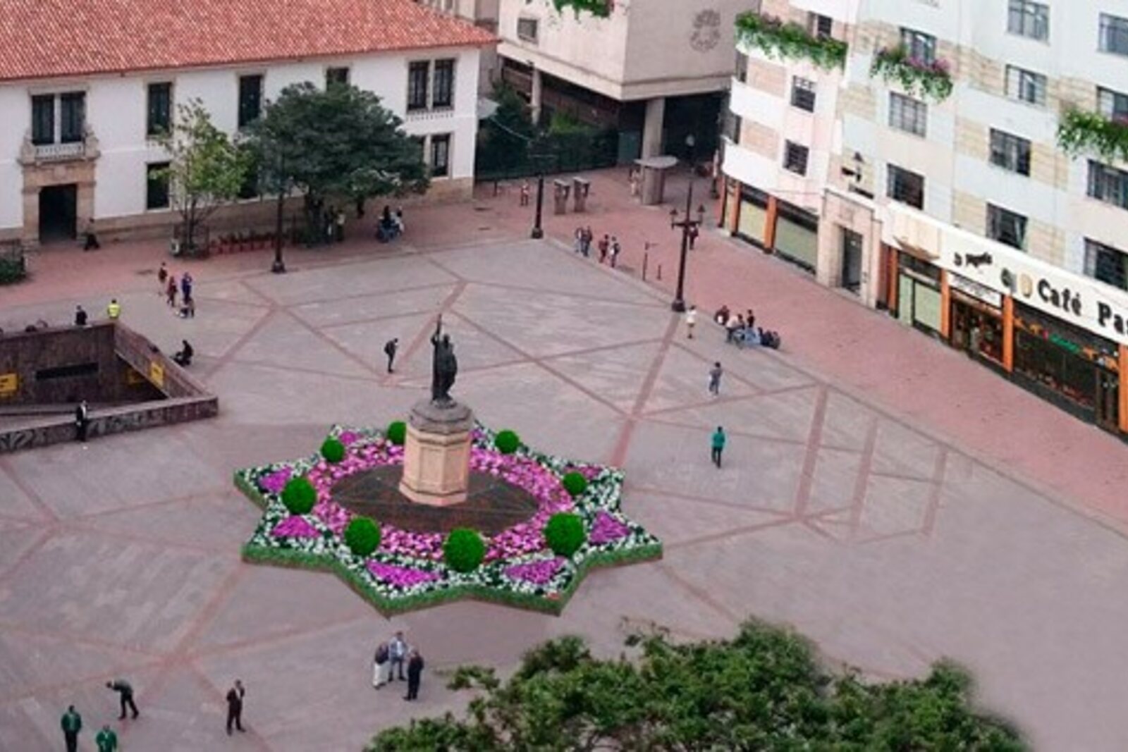 Plazoleta del Rosario and Claustro del Rosario
