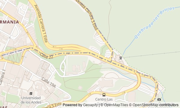 Walk map: Bogotá and Monserrate: From the Center to the Eastern Hills