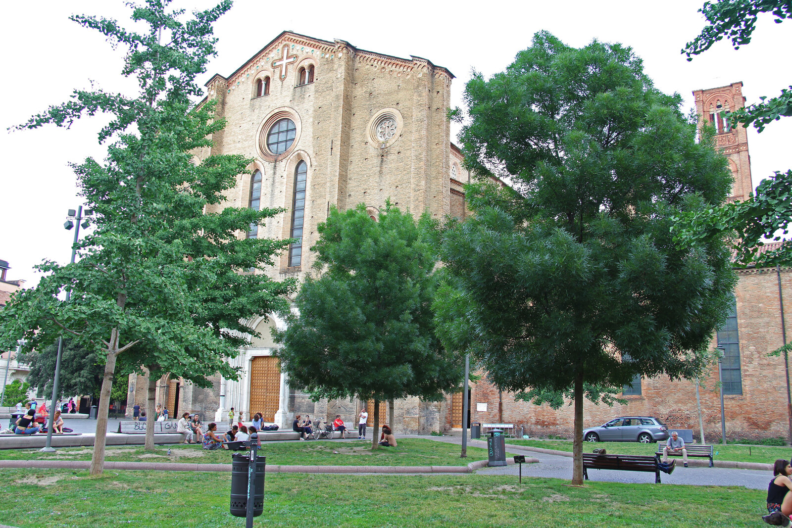 Narrow Via Clavature with the Church of Santa Maria della Vita in the background