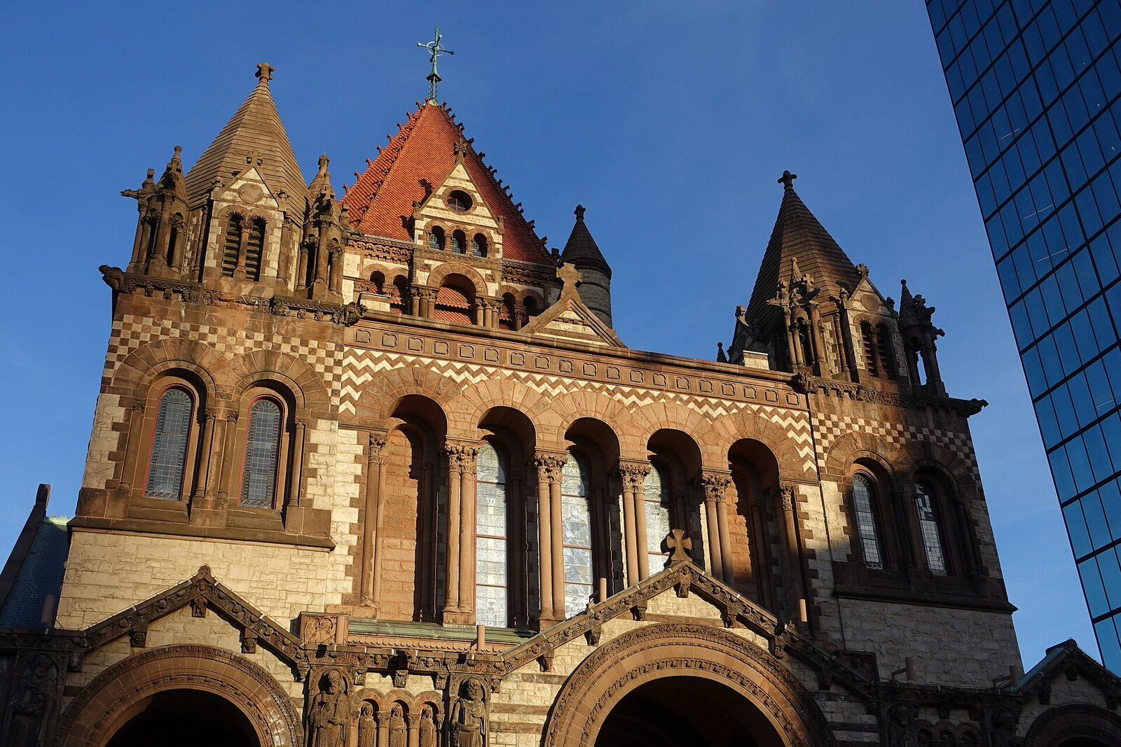 Trinity Church on Copley Square in Boston.
