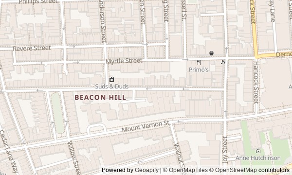 Walk map: Black Boston on Beacon Hill