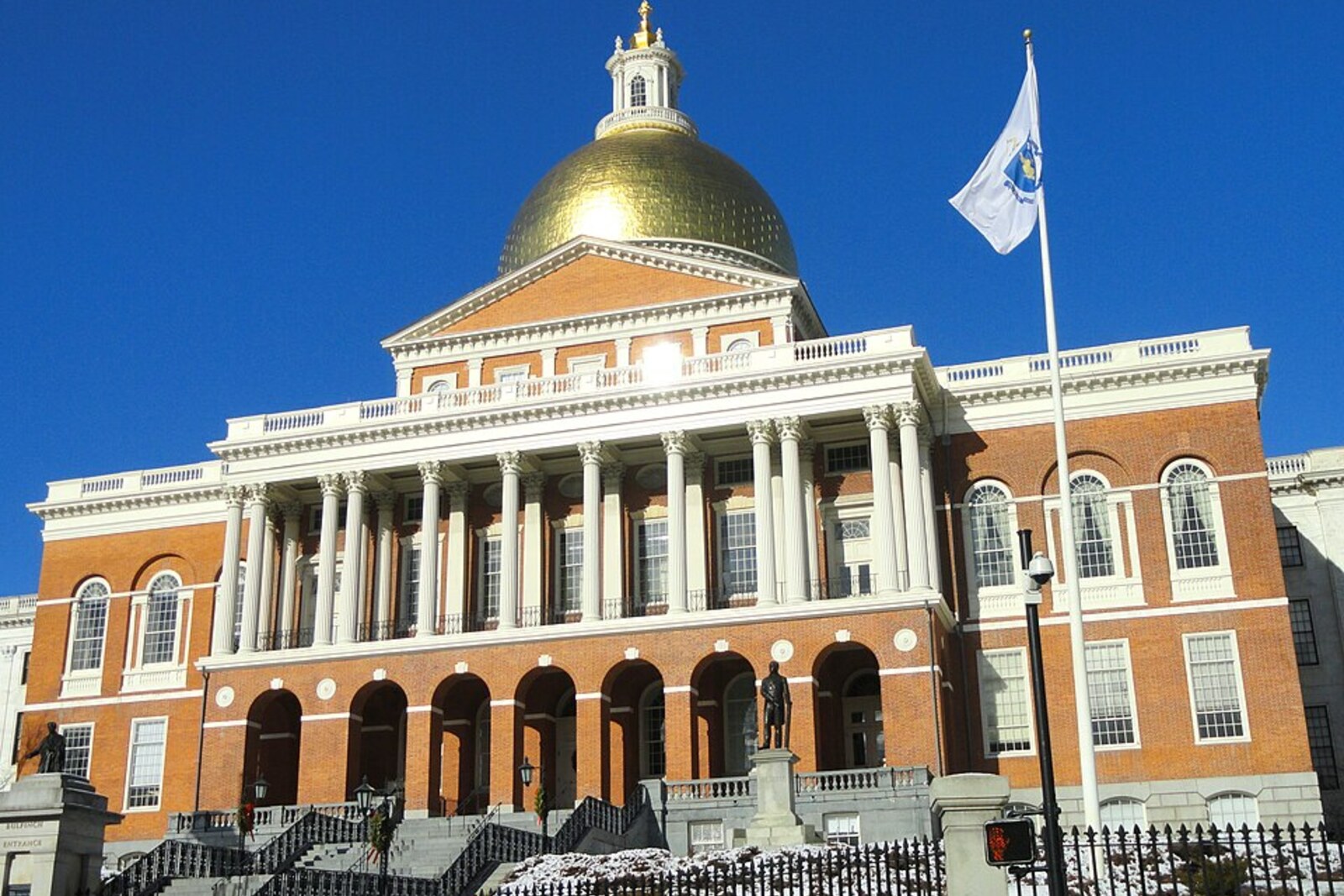 Massachusetts State House mit goldener Kuppel
