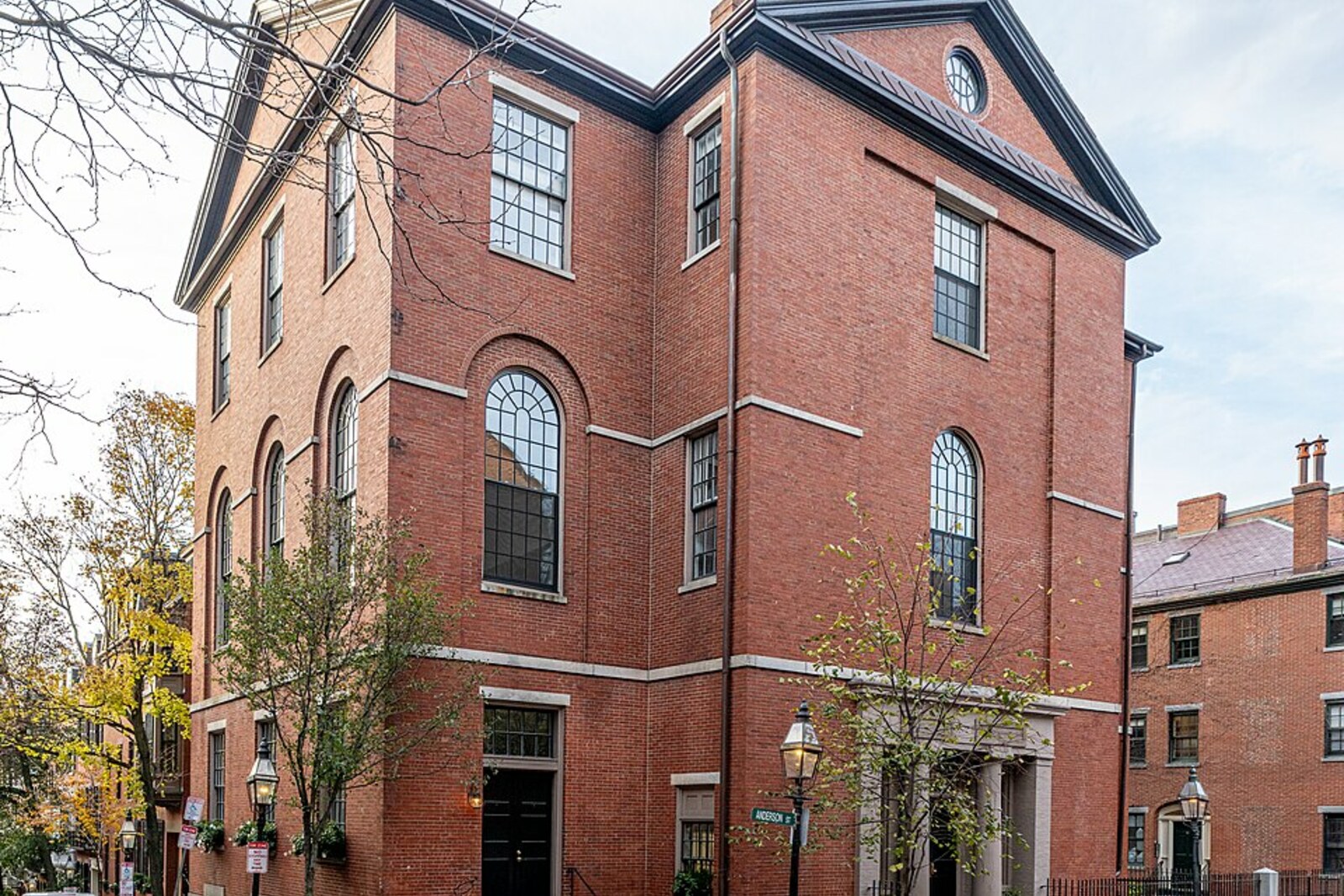 The Phillips School building on Beacon Hill