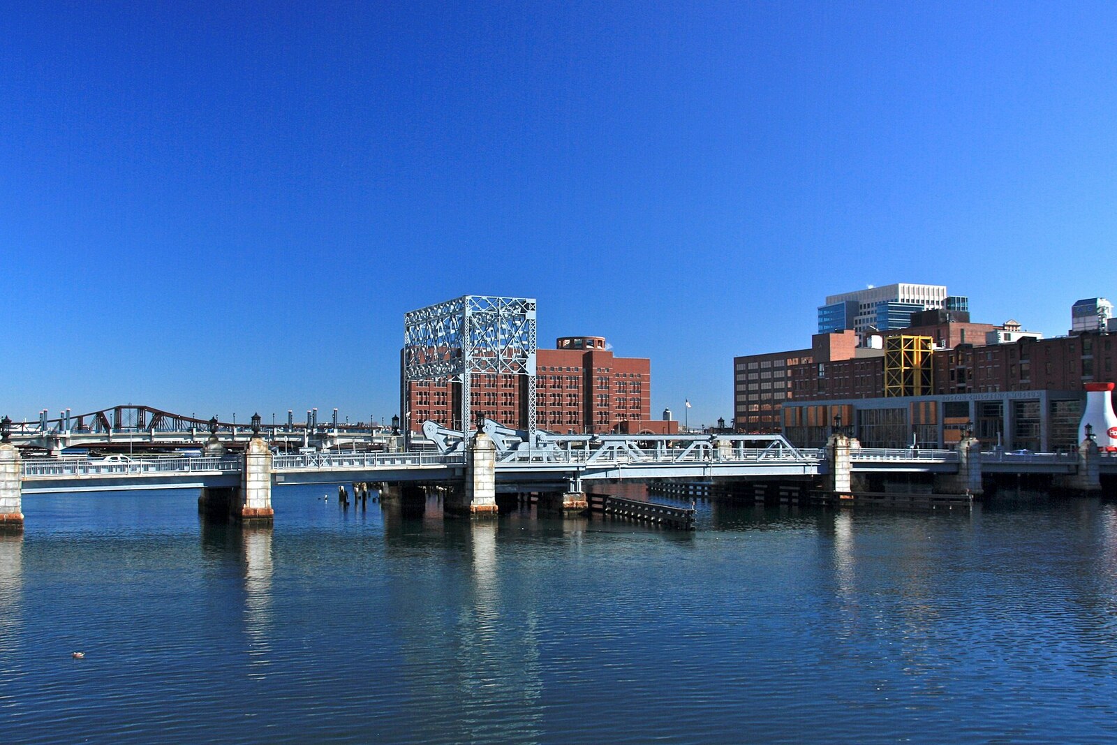 Congress Street Bridge across Fort Point Channel.