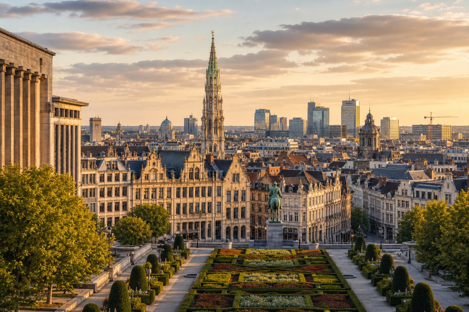 Editorial hero image generated for the city of Brussels
