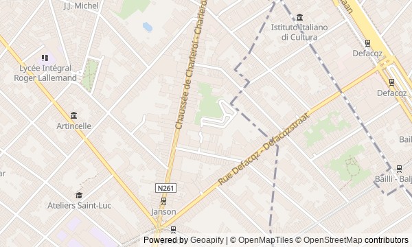 Walk map: Art Nouveau in Saint-Gilles and Ixelles