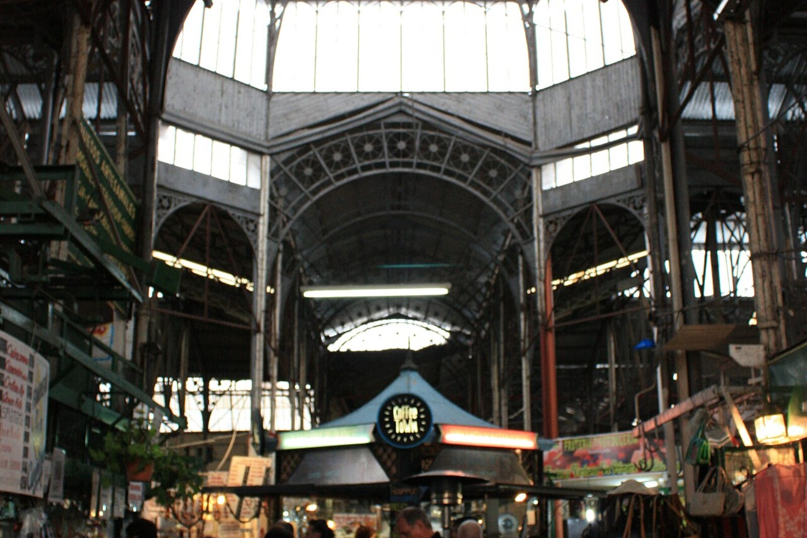 The dome and rows of the old San Telmo Market