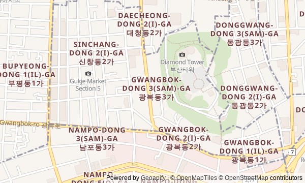 Walk map: Nampo: Old Port and Markets of Busan