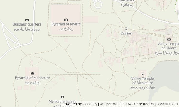 Walk map: The Pyramids of Giza: From Khufu to the Sphinx
