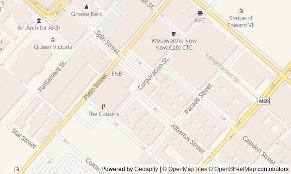 Walk map: District Six and Old Cape Town