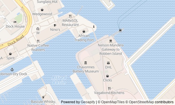 Walk map: Cape Town Harbor: From the Clock Tower to the Silo District