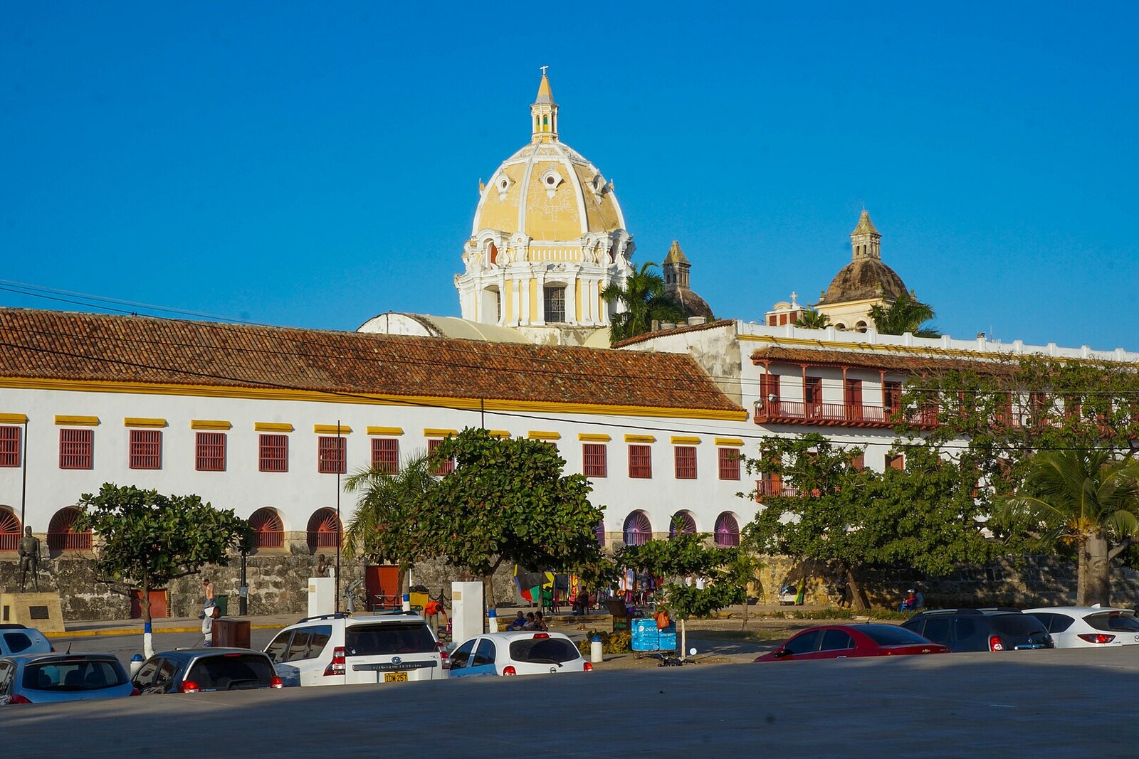 San Ignacio Bastion on the seaward line of Cartagena's fortifications.