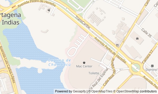 Walk map: Cartagena’s Landward Defense: From Media Luna Gate to San Felipe de Barajas
