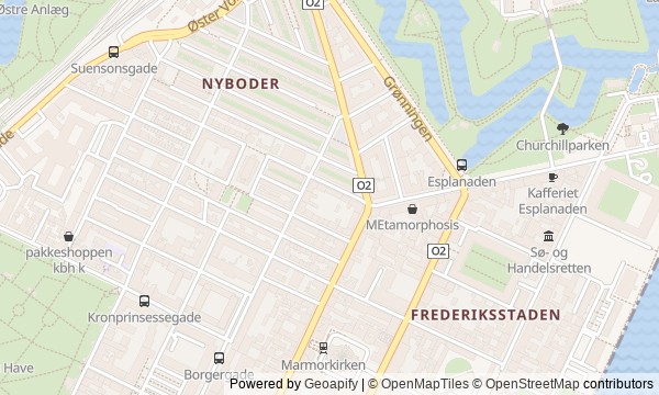 Walk map: Royal Copenhagen: Palaces, Citadel, and Harbour