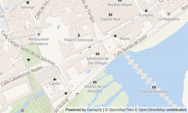 Walk map: Córdoba of Caliphs and Monarchs: From the Bridge to the Alcázar