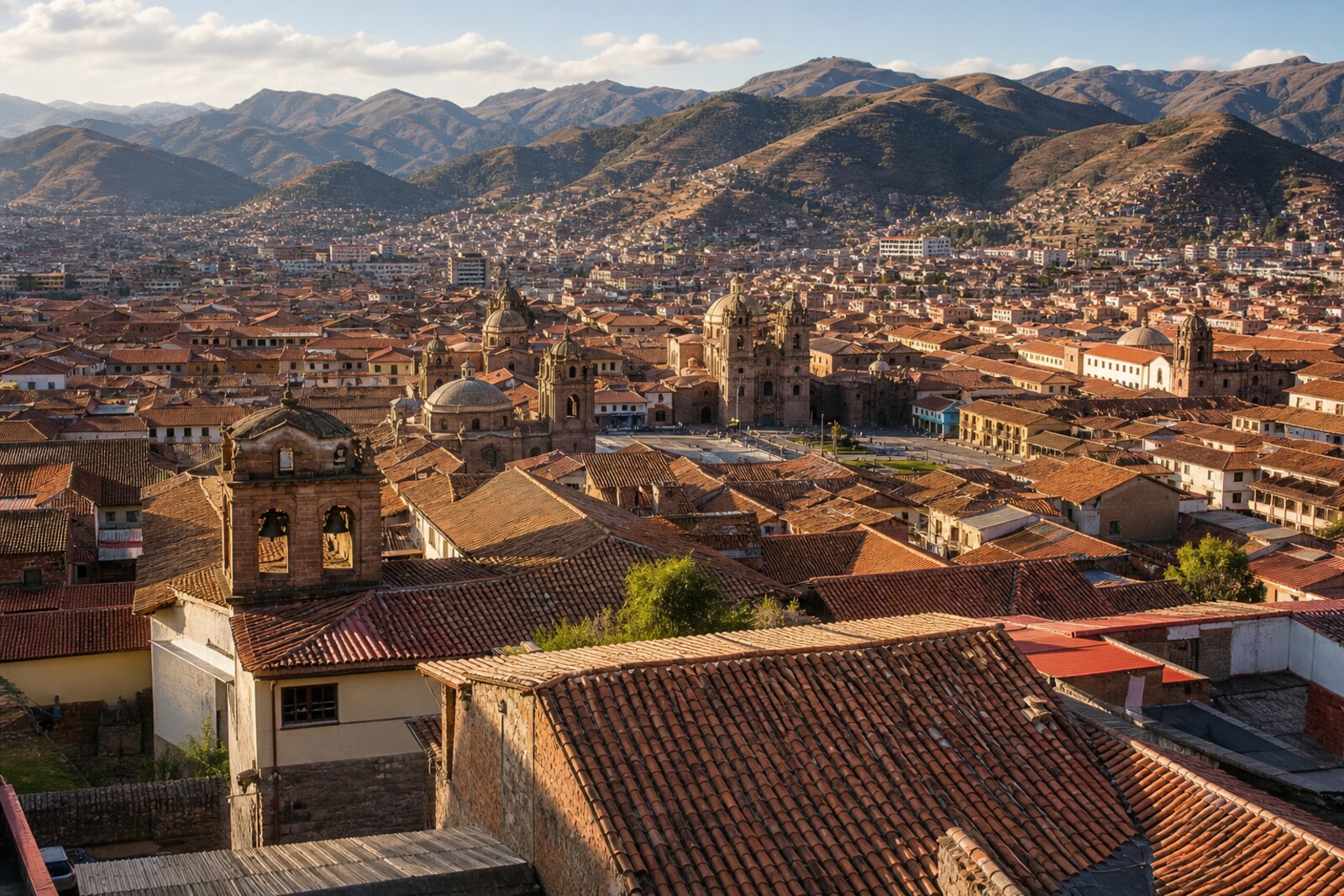 Generated editorial hero image of Cusco