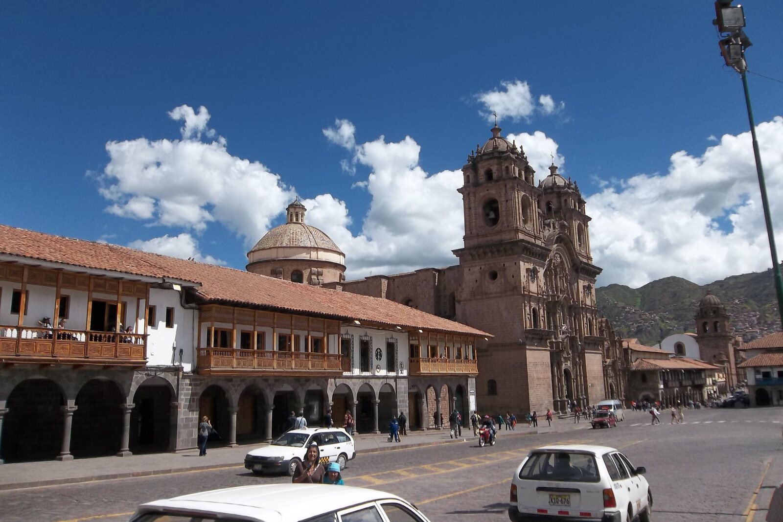 The Jesuit Church of the Society of Jesus on Plaza de Armas in Cusco