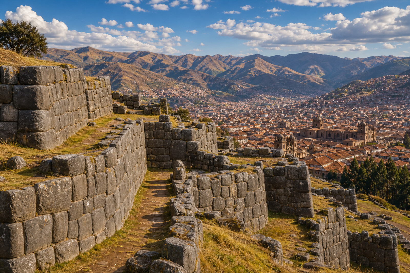 Generated editorial cover for the “cusco-sacsayhuaman-q'enqo-skyline” route