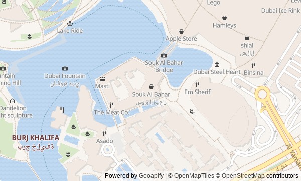 Walk map: A Stage at Burj Khalifa