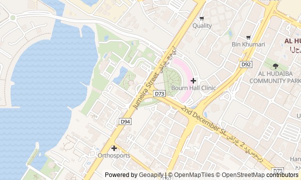 Walk map: Jumeirah: From an Open Mosque to a Flag by the Sea