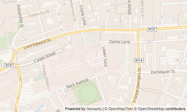 Walk map: Dublin: From City Walls to Trinity College Dublin