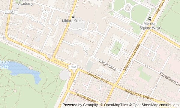 Walk map: Georgian Dublin South: parks, literature, and parliament