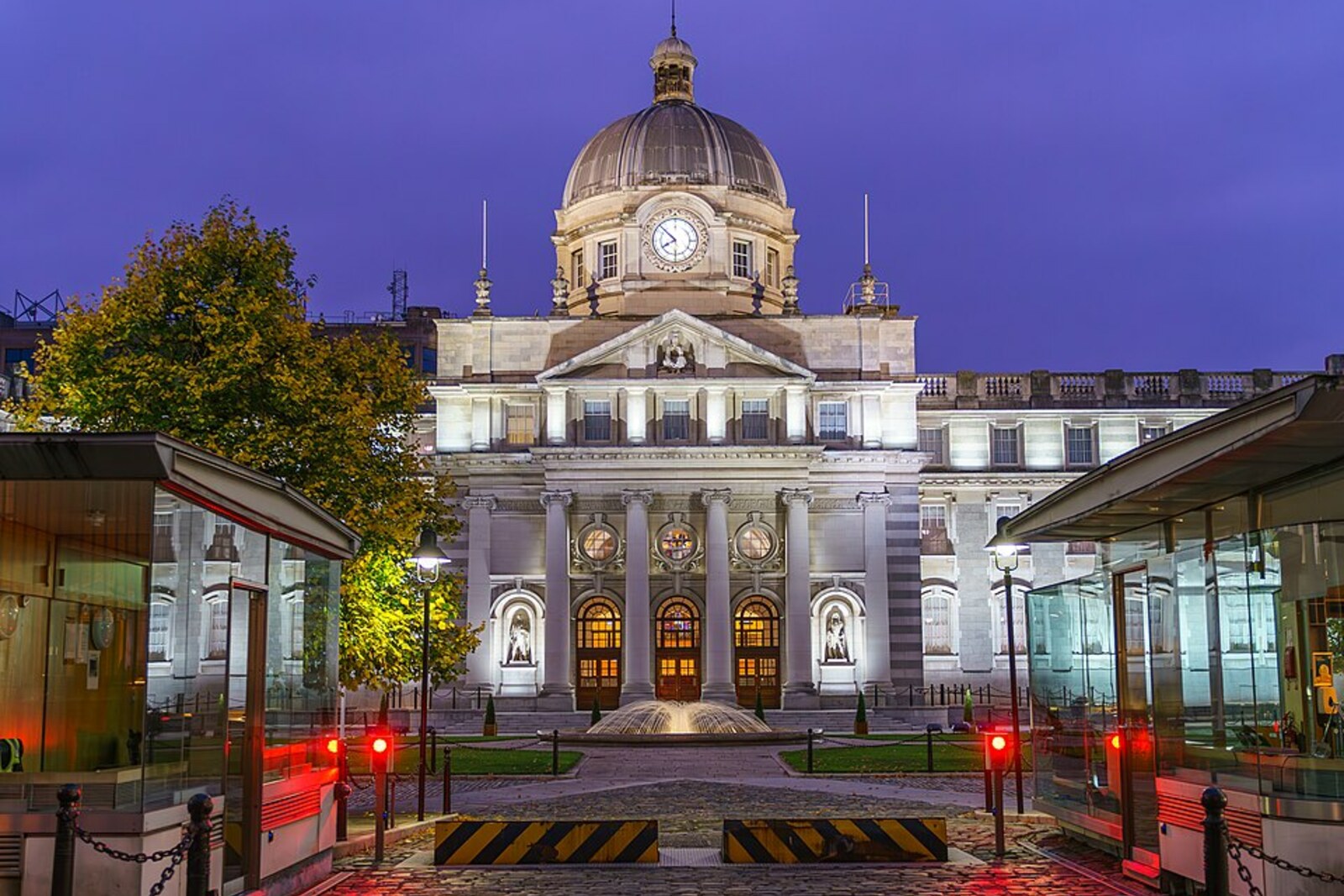 Evening at Government Buildings, Merrion Square, Dublin
