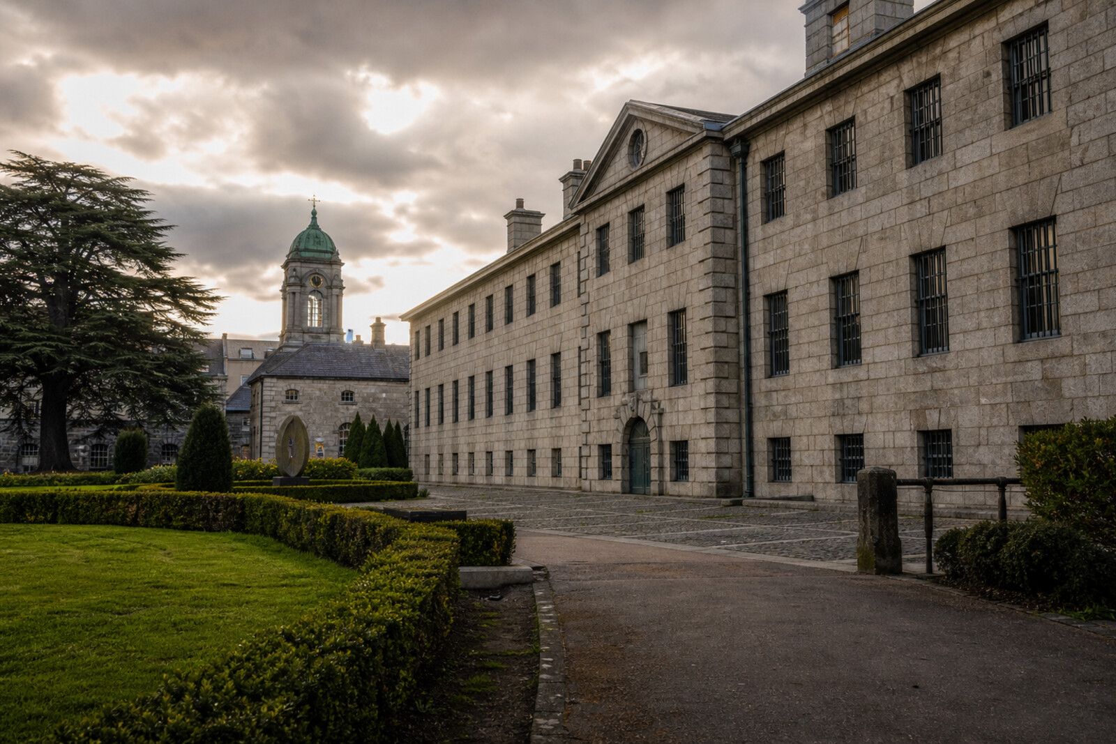 Generated editorial cover for the route “dublin-kilmainham-gaol-hospital-memory”