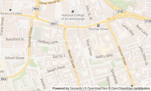 Walk map: The Liberties: From Cathedral to Brewery